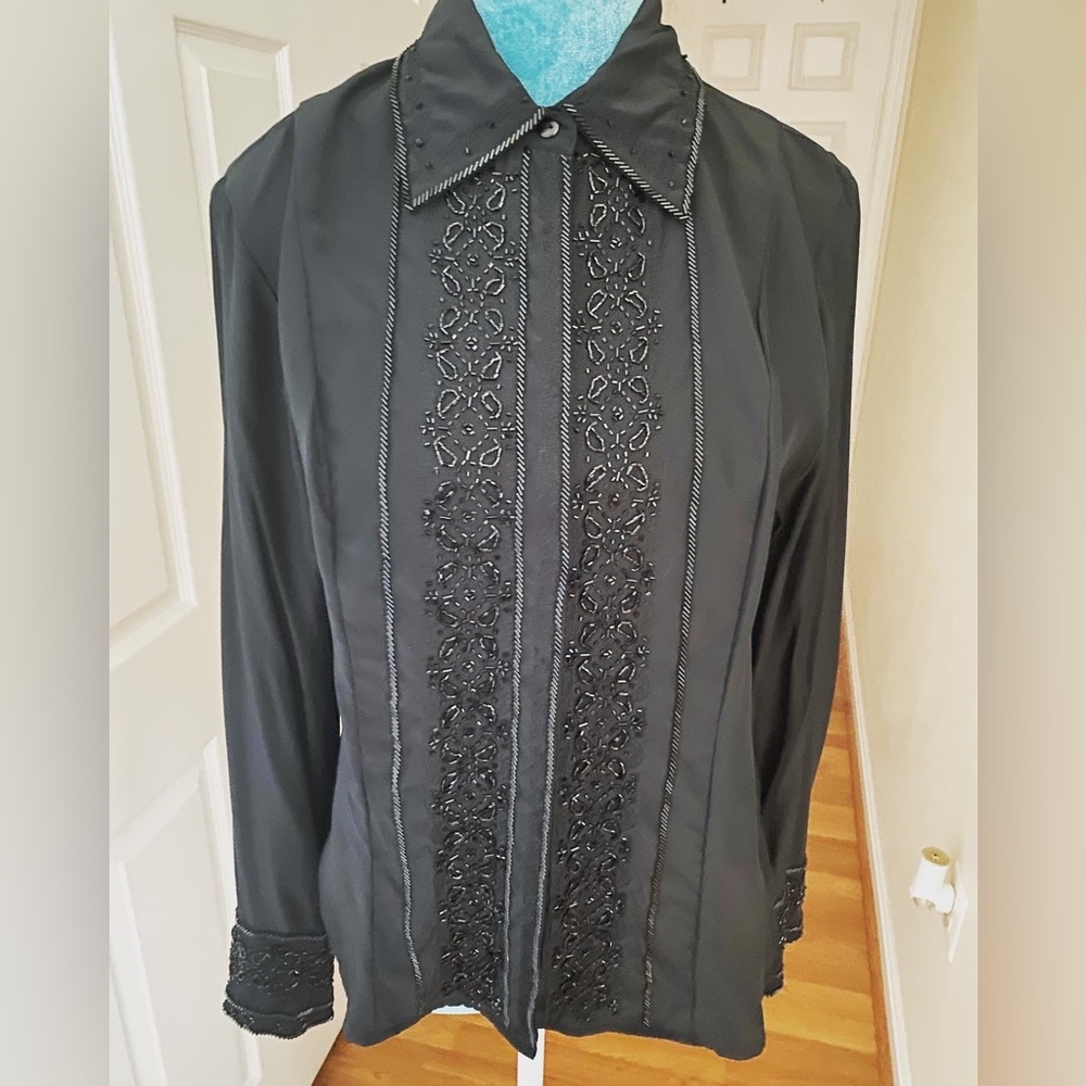 Vintage Bob Mackie Silk Blouse
